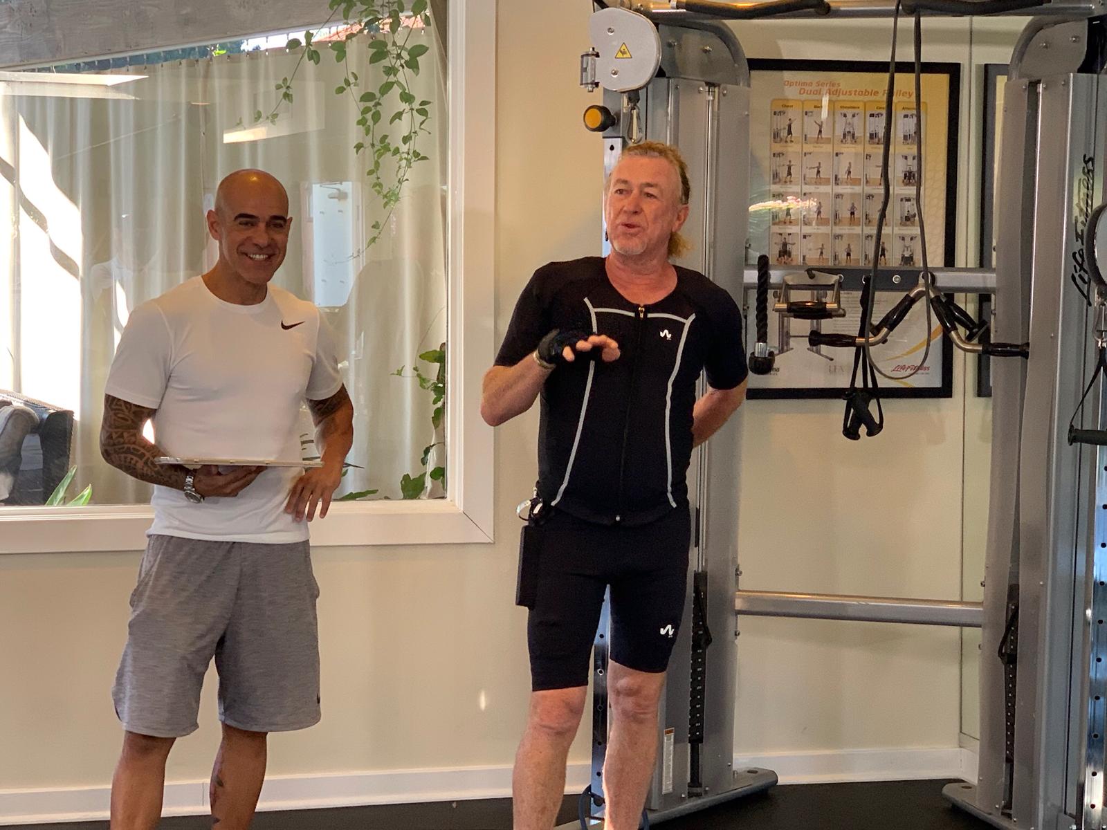 Miguel Ángel Jiménez muestra en Golf Channel sus rutinas de entrenamiento con Wiemspro
