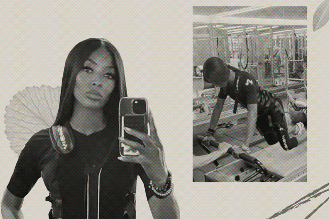 Naomi Campbell y el pilates de wiemspro